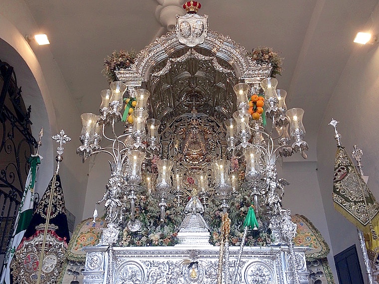 ロシオの巡礼祭のエルマンダのマリア台
