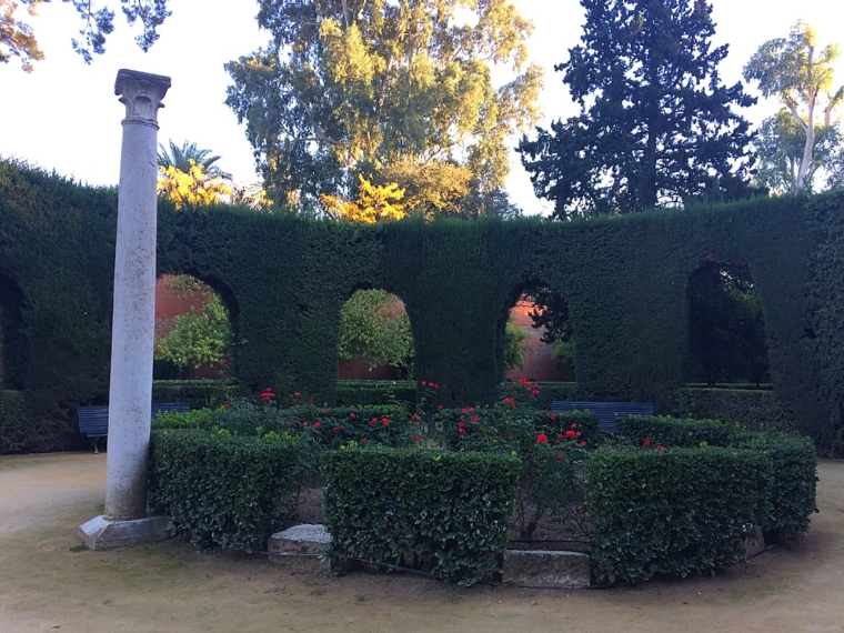 セビリアのアルカサルの庭園
