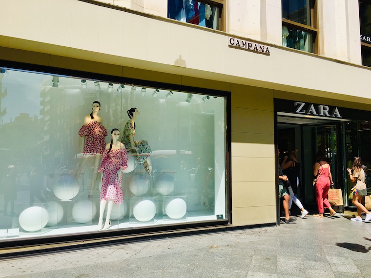 スペインのファストファッションブランド「ZARA」