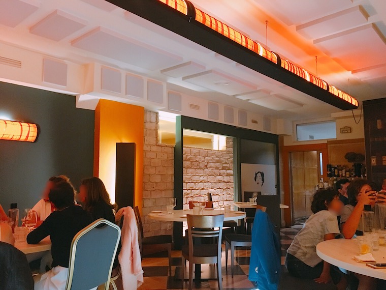 サンタンデールのレストラン「Querida Margarita」の内装