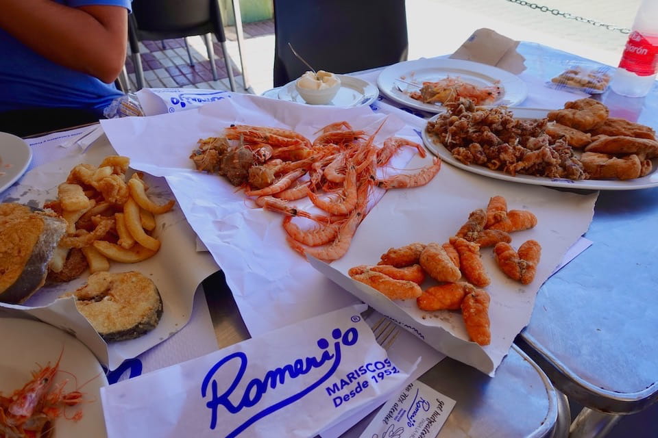 「Romerijo」の魚介のフライ