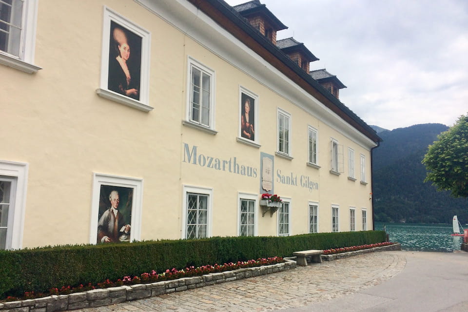 ヴォルフガング湖のモーツァルト博物館